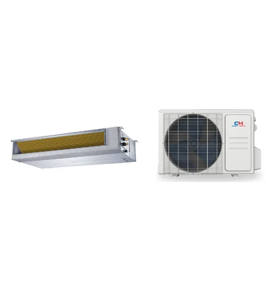C&H 9K-Btu MS-Slim Ducted 19.5 SEER2 Mini Split Heat Pump (-13°F) E-Star: 12.8 EER/11 HSPF (R454B)
