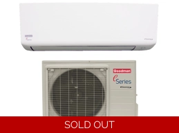 Goodman 9000 Btu 18 SEER Mini Split Heat Pump AC