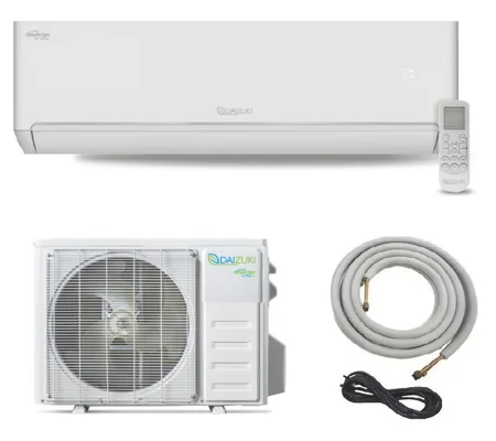 Daizuki 18K-Btu 21 SEER2 Mini Split Heat Pump AC (-4°F) 11.6 EER/9 HSPF (R32)