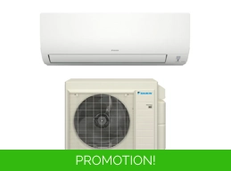 Daikin 24K-BTU 21 SEER Mini Split Heat Pump (-13°F) Wi-Fi, E-Star: 12 EER/9.5 HSPF (R32)