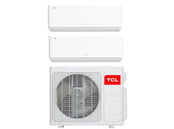 TCL 2-Room Mini Split Heat Pump (-4°F) WIFI, E-Star: 22 SEER2/12 EER/9 HSPF (R410a)