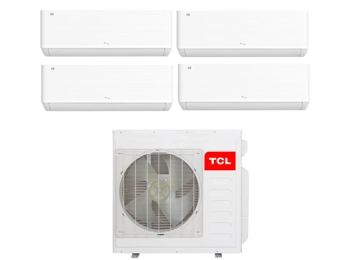 TCL 4-Zone 21.5 SEER2 Mini Split Heat Pump (-4°F), WIFI, E-Star: 12 EER/9 HSPF (R410a)