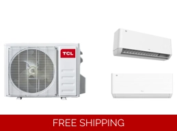 TCL Custom (2-4) Multi-Room Mini Split Heat Pump (-4°F) E-Star: 22 SEER2/12 EER/9 HSPF (R410a)