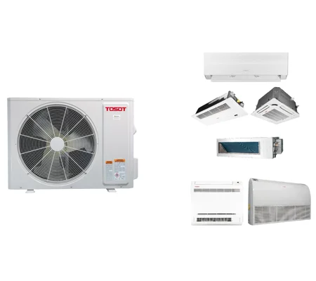 TOSOT 2-5 Room Mini Split AC H-Heat Pump (-22°F) E-Star: 21 SEER2/12 EER/10 HSPF (R32)