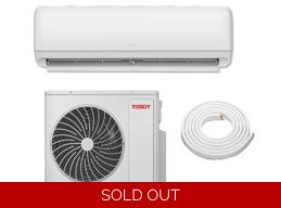 TOSOT 115v 9K-Btu 20.5 SEER2 Mini Split Heat Pump (-13°F), Wi-Fi, 11.9 EER/8.8 HSPF (R32)