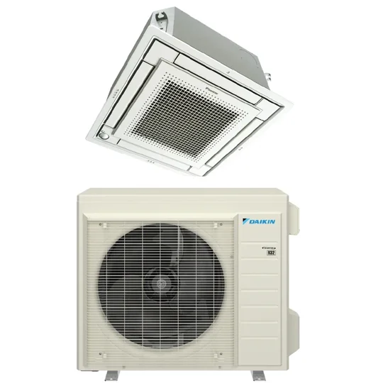 Daikin 9K-Btu 19.8 SEER2 Cassette Mini Split Heat Pump AC (5°F) 12 EER/9.4 HSPF (R32)