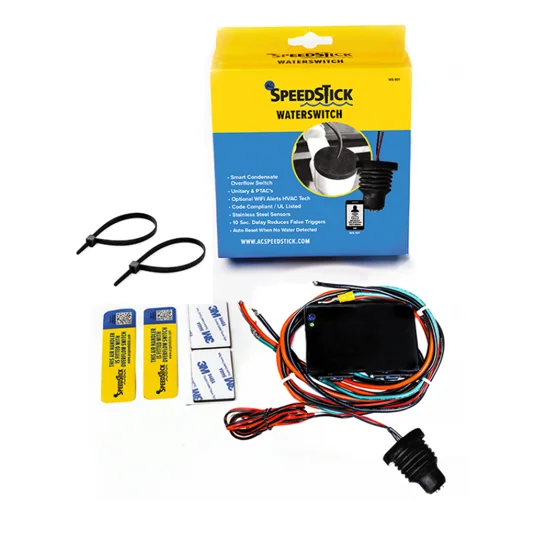 WIFI Float Switch for Central, PTAC's and Floor-Ceiling Mini Splits - 110v-230v, Auto-Alerts,
