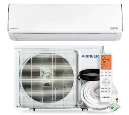 Pioneer 24K-Btu 17 SEER2 Mini Split Heat Pump AC (5°F) 9.5 EER/9.5 HSPF (R32) - WYT-17