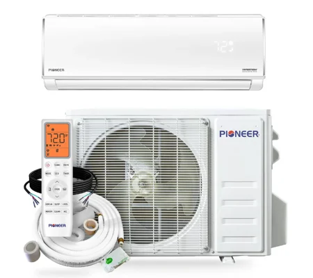 Pioneer 18K-Btu 21 SEER2 Mini Split Heat Pump AC (-4°F) 10.5 EER/9.5 HSPF (R454B) - WYT-20