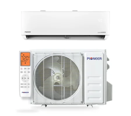 Pioneer 9K-Btu 25 SEER2 Mini Split H-Heat Pump AC (-22°F) Wifi, E-Star: 14.5 EER/10.5 HSPF (R454B)