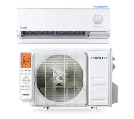 Pioneer 12K-Btu 24 SEER Mini Split Heat Pump AC (-4F) Wifi, E-Star: 13 EER/9.5 HSPF (R32) - WYT-FA
