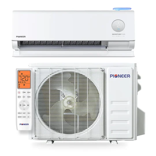 Pioneer 12K-Btu 24 SEER Mini Split Heat Pump AC (-4F) Wifi, E-Star: 13 EER/9.5 HSPF (R32) - WYT-FA