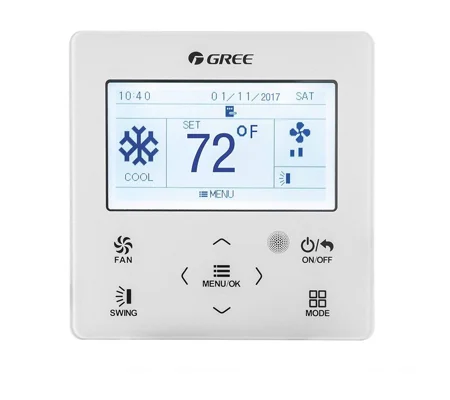 GREE Wired Thermostat XK76 Programmable (Sapphire, Vireo, Vireo+, Livo, Livo+, Terra, Neo)