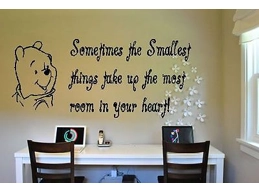Winnie the Pooh Saying Nursery Wall Decal