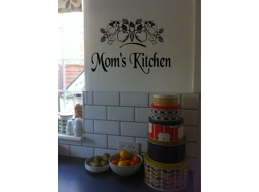 Personalized Kitchen Sign Wall Sticker Wall Art Vinyl Decals Kitchen Decor