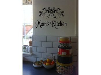 Personalized Kitchen Sign Wall Sticker Wall Art Vinyl Decals Kitchen Decor