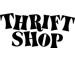 Thrift Shop Store Business Sign Vinyl Decal Sticker Sign Window Door Glass