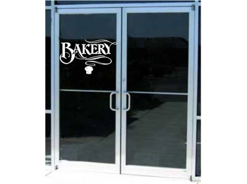 Bakery Store Business Sign Vinyl Decal Sticker Sign Window Door Glass