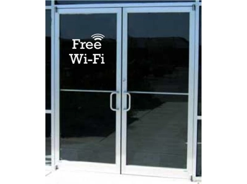 Free WiFi Internet Sign Coffee Shop Restaurant Cafe Diner Store Decal 11"