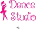 Dance Ballet Studio Business Sign Vinyl Decal Sticker Sign Window Door Glass