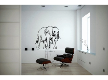 Elephant Wall Sticker Wall Art Decor Vinyl Decal Sticker Mural Huge!!