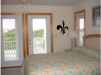 Fleur De Lis Wall Sticker Wall Art Decor Vinyl Sticker Decal 12x12