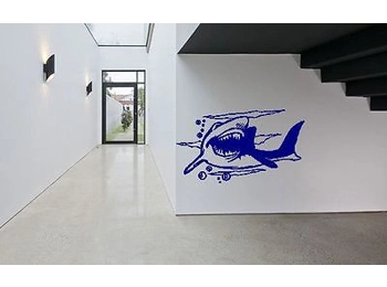 Great White Shark Wall Sticker Wall Art Decor Vinyl Decal Mural Stickers Huge!
