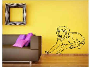 Labrador Retriever Breed Dog Wall Sticker Wall Art Decor Vinyl Decal Murals
