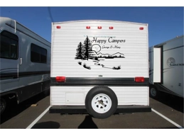 Personalized Lake Landscape Camper RV Vinyl Decal Sticker Camper Graphics