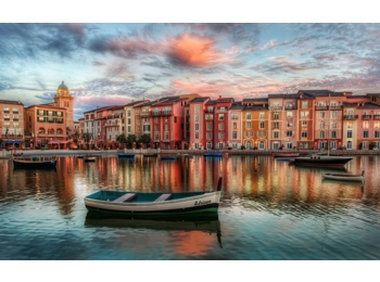 Portofino Italy Sunset Repositionable