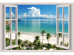 Beach Ocean Palm Trees