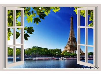 Eiffel Tower Paris Window