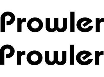 Prowler 2 pc Camper RV Vinyl Decal Sticker Camper Graphics Stickers