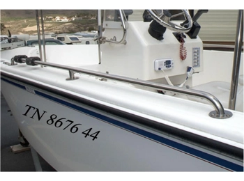 Custom Boat Number Sticker Decals 3x20 set of 2