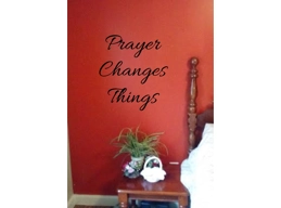 Prayer Changes Things Wall Sticker