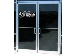 Antiques Business Store Sign Sticker Decal