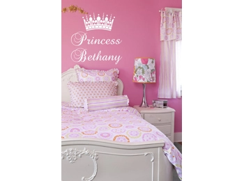 Personalized Name & Princess Crown