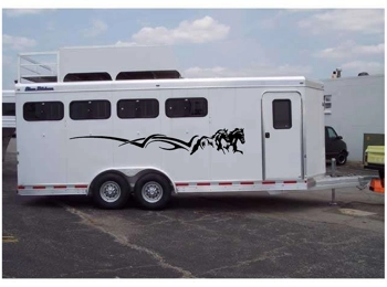 Running Horses Border & Stripe 13x85