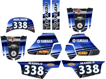 Yamaha PW 50 Graphic Kit With Name And Number