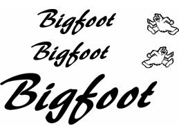 5 pc BIGFOOT Camper RV Vinyl Decal Sticker Graphics Stickers