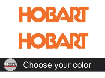 Hobart Welder Decal Kit Vinyl Decal Stickers