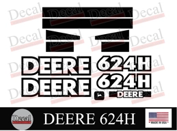 John Deere 624 H Decal Kit