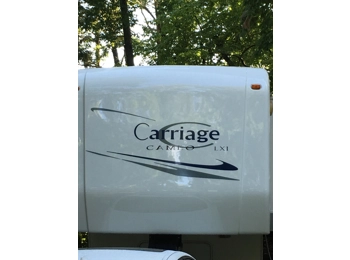 Carriage Cameo LXI & Front Stripes Camper RV Vinyl Decal Sticker Graphics