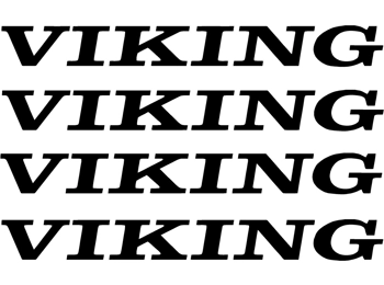 4 pc Viking Camper RV Vinyl Decal Sticker Pop Up Graphics Stickers 4 pc