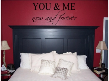 You & Me Now and Forever Wall Sticker