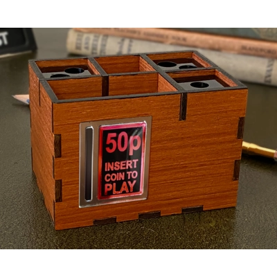Arcade Coin Slot Pen Pot Desk Organiser
