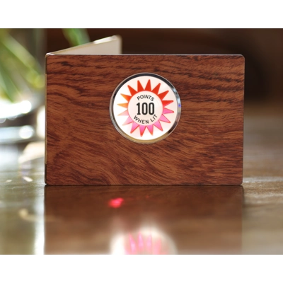 pinball lovers wooden stained glass greeting card