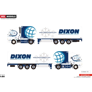 WSI TRUCK 1.50 Dixon International Scania 143 & Chereua Trailer.