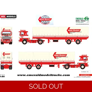 PRE ORDER FULL PRICE Walsh Western Scania 141 V8 & Tilt Trailer Q1 2026
