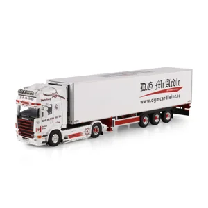 Pre-Order Full Price WSI TRUCK 1.50 D G McArdle Scania 144 & Chereau Fridge Trailer Q2 2026